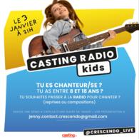 Appel à candidatures : Votre enfant aime chanter ? Offrez-lui la chance de passer à la radio le 3 janvier !