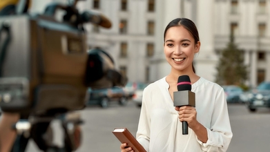 Casting présentatrice télé de 20 à 30 ans pour tournage vidéo micro trottoir