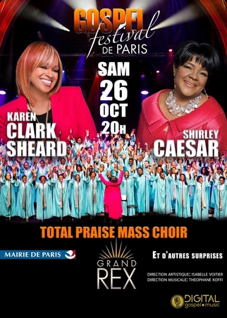 Samedi 26 Octobre 2019, Casting.fr vous invite au Gospel Festival de Paris !