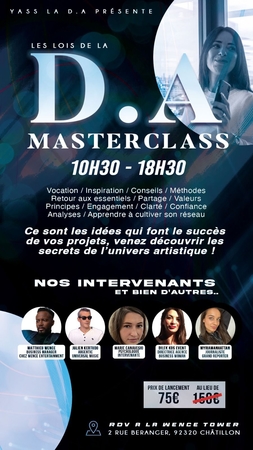 Évènement ! Ce vendredi 28 octobre, participez à la masterclass exceptionnelle « Les lois de la D.A » organisée par la directrice artistique Yass la DA