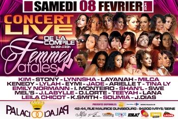 La compile des "Femmes Fatales" en concert exclusif au Palacio !