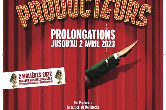 BONNE NOUVELLE : "Les Producteurs" joue les prolongations jusqu'au 2 avril 2O23 au Théâtre de Paris ! Pour l'occasion, Casting.fr vous offre des invitations pour LA comédie musicale du moment