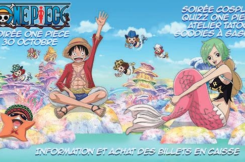 SOIRÉE SPÉCIALE ""ONE PIECE A L'AQUARIUM DE PARIS: MARDI 30 OCTOBRE, ON VOUS INVITE!