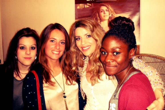 Les membres de Casting au concert de LOLA !