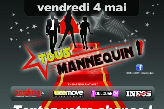 Participez au grand casting national "Tous Mannequin"