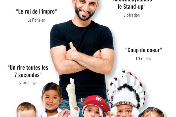 Kheiron à l'affiche de son nouveau One man Show : Libre éducation