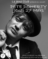 Gagnez vos places pour le concert privé de Pete Doherty ce Jeudi 27 Mars 2014 !