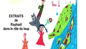 Extrait de Raphaël dans le petit chaperon fou.