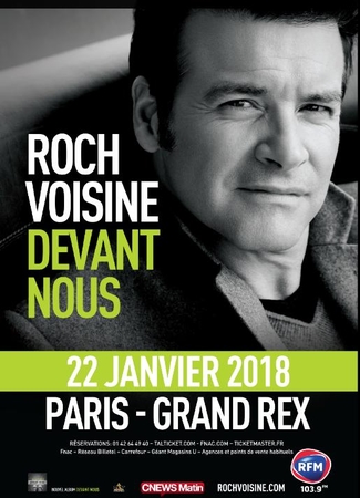 Demandez vos invitations pour Roch Voisine en concert au Grand Rex de Paris et en tournée dans toute la France !